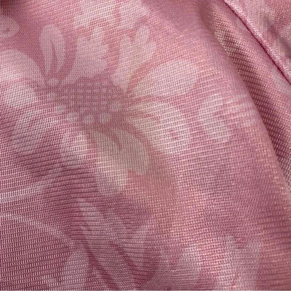 Vintage Vanity Fair Nightgown Medium Pink Short Flutter Sleeve Lace Detail USA - Picture 13 of 14